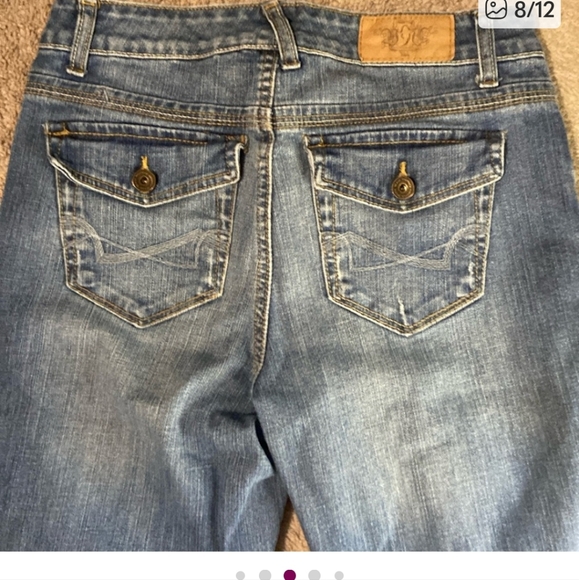 Nine West Vintage America Women’s Size 6 Short Boot Leg Blue Jeans - Picture 8 of 10